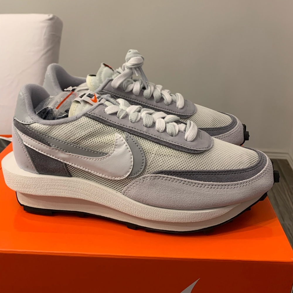 Sacai x Nike LD waffle Summit white